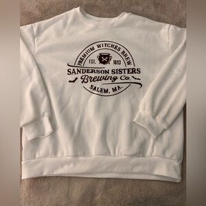 SHEIN EZwear Halloween Sanderson Sisters sweatshirt fits like a large